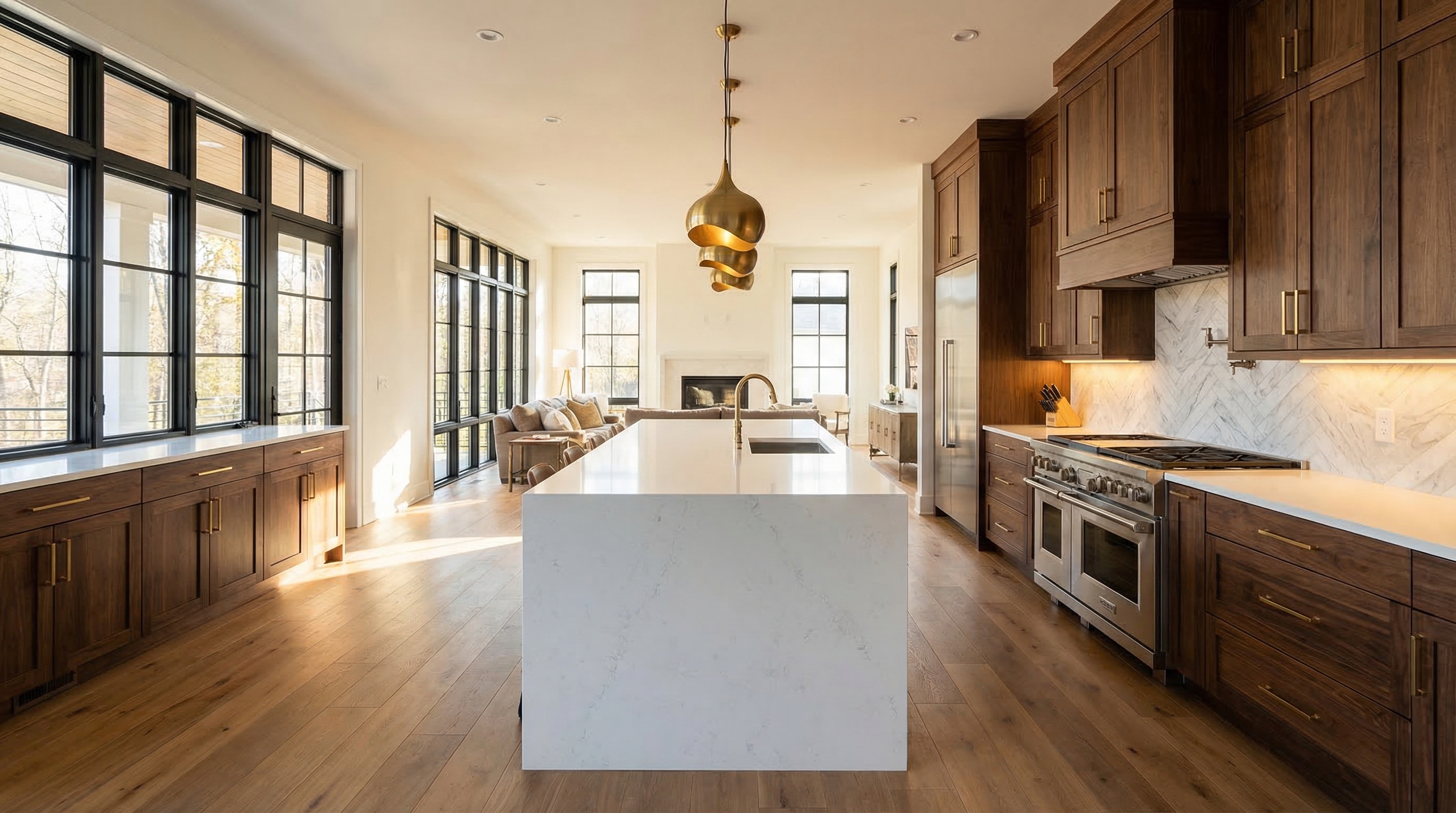 Luxury Kitchen Remodel Render — Horizon Studio