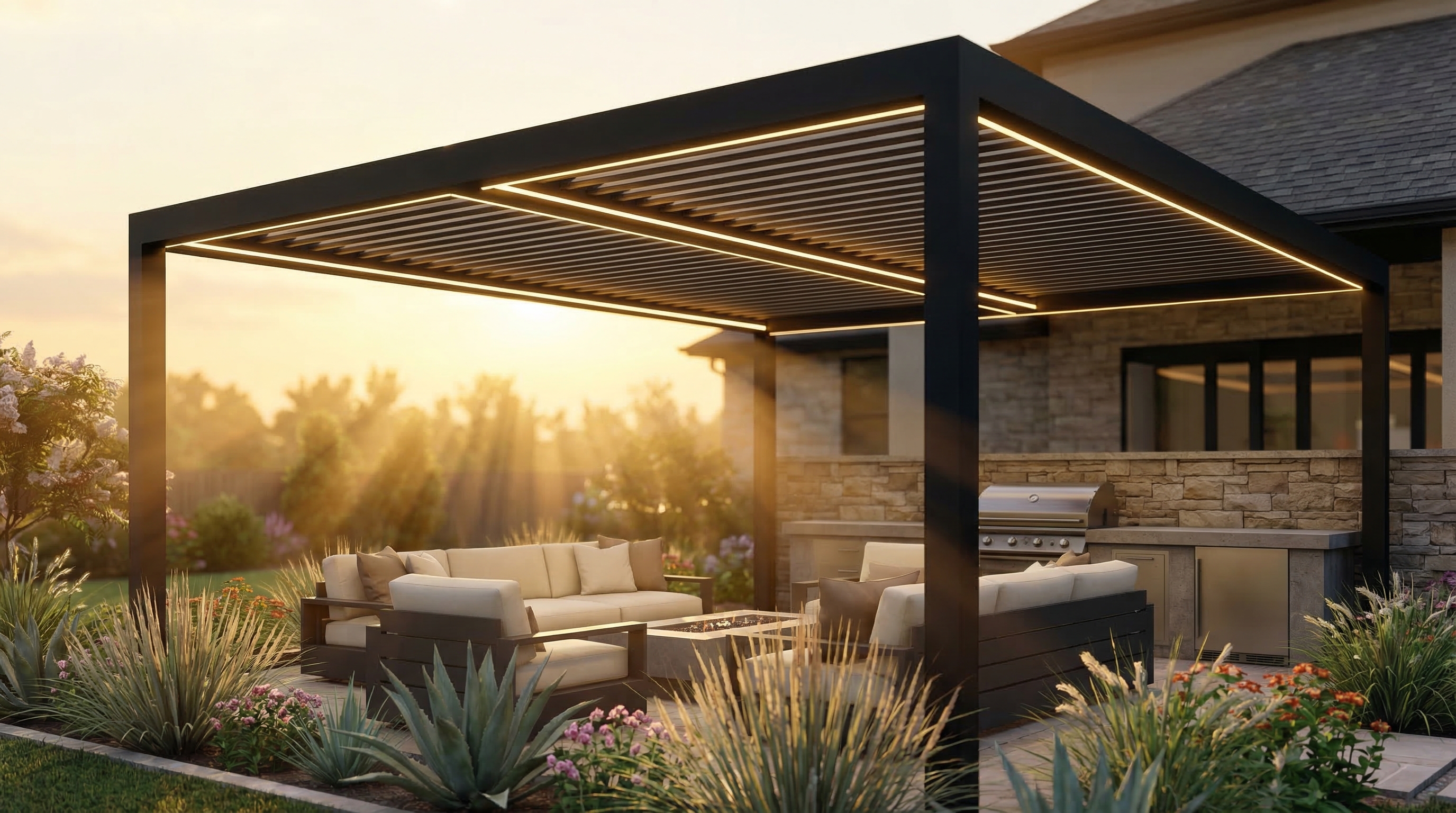 Luxury Patio Cover & Pergola Design — Horizon Studio